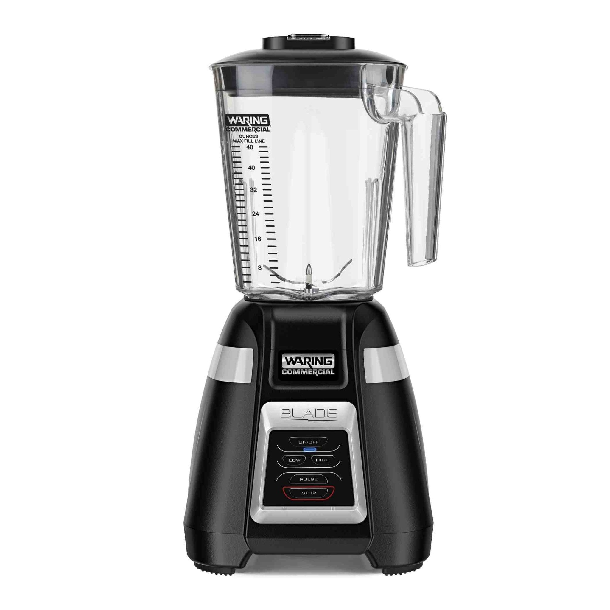 Waring BB320 — 1.5 HP Bar Blender, 2-Speed/PULSE w/ Keypad and 48 oz. Container