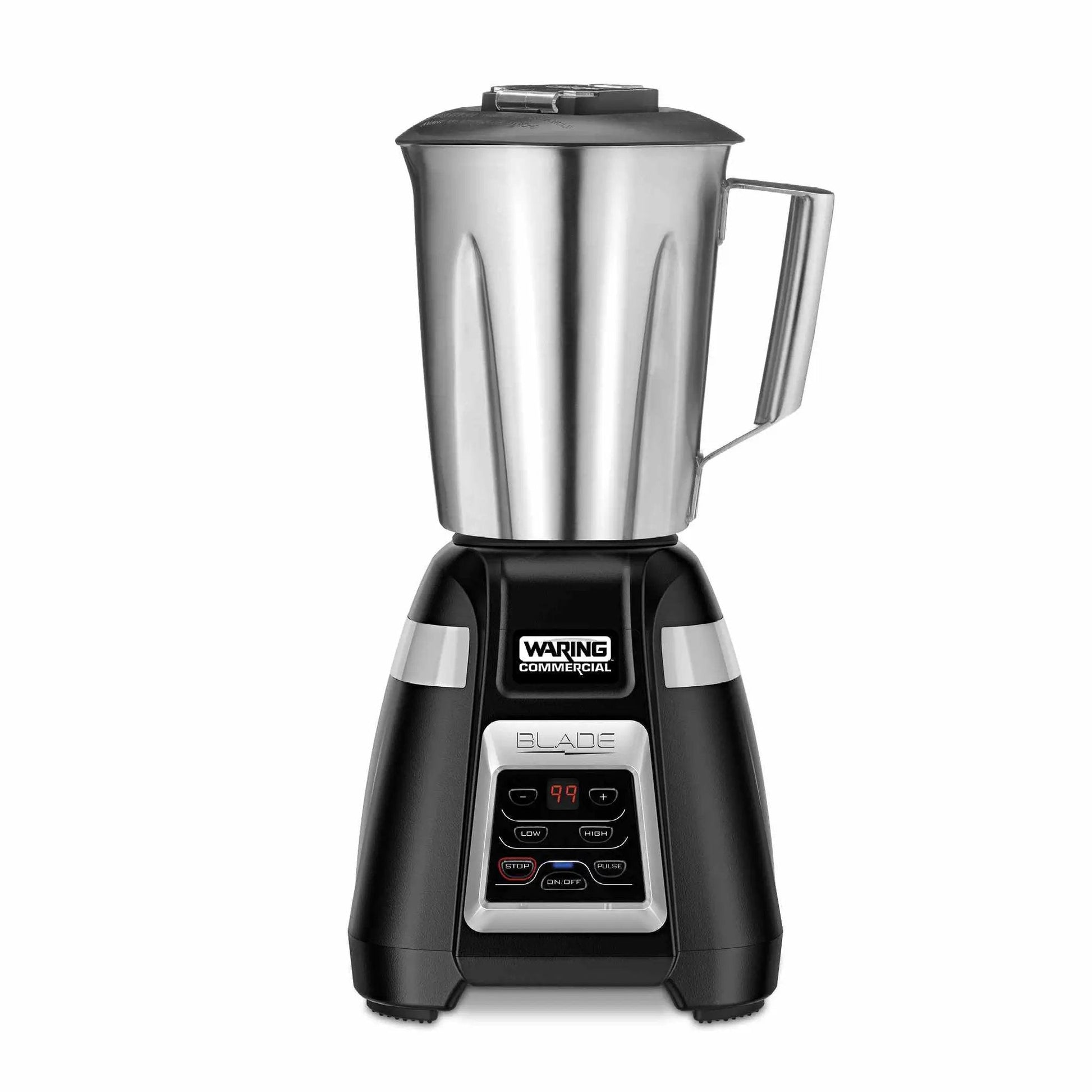 Waring BB340S — 1.5 HP Bar Blender, 2-Speed/Pulse w/ Keypad Controls, 30-Second Timer and 48 oz. Stainless Steel Container