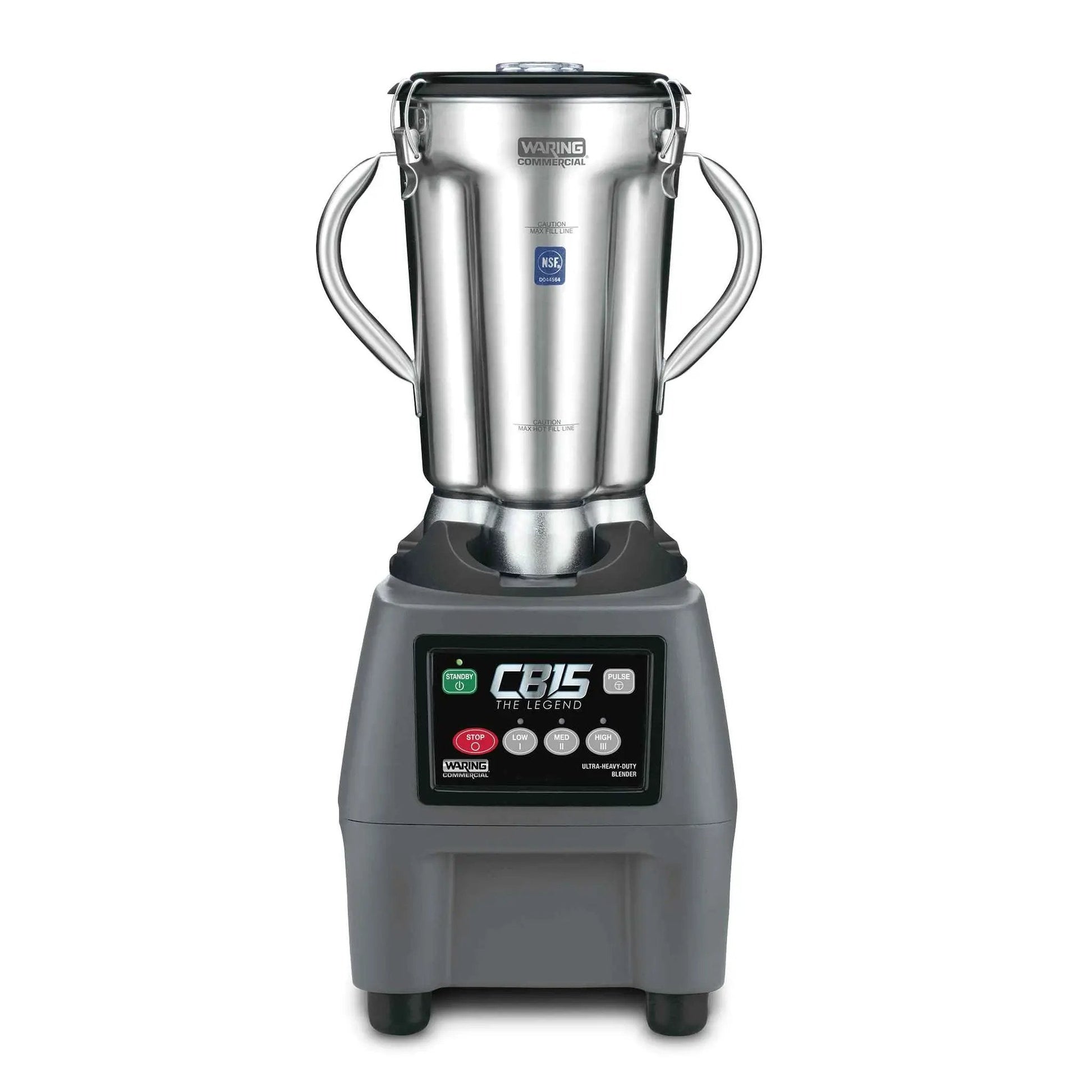 Waring CB15P — 3.75 HP Blender, 1 Gallon, Electronic Touchpad Controls with Copolyester Jar