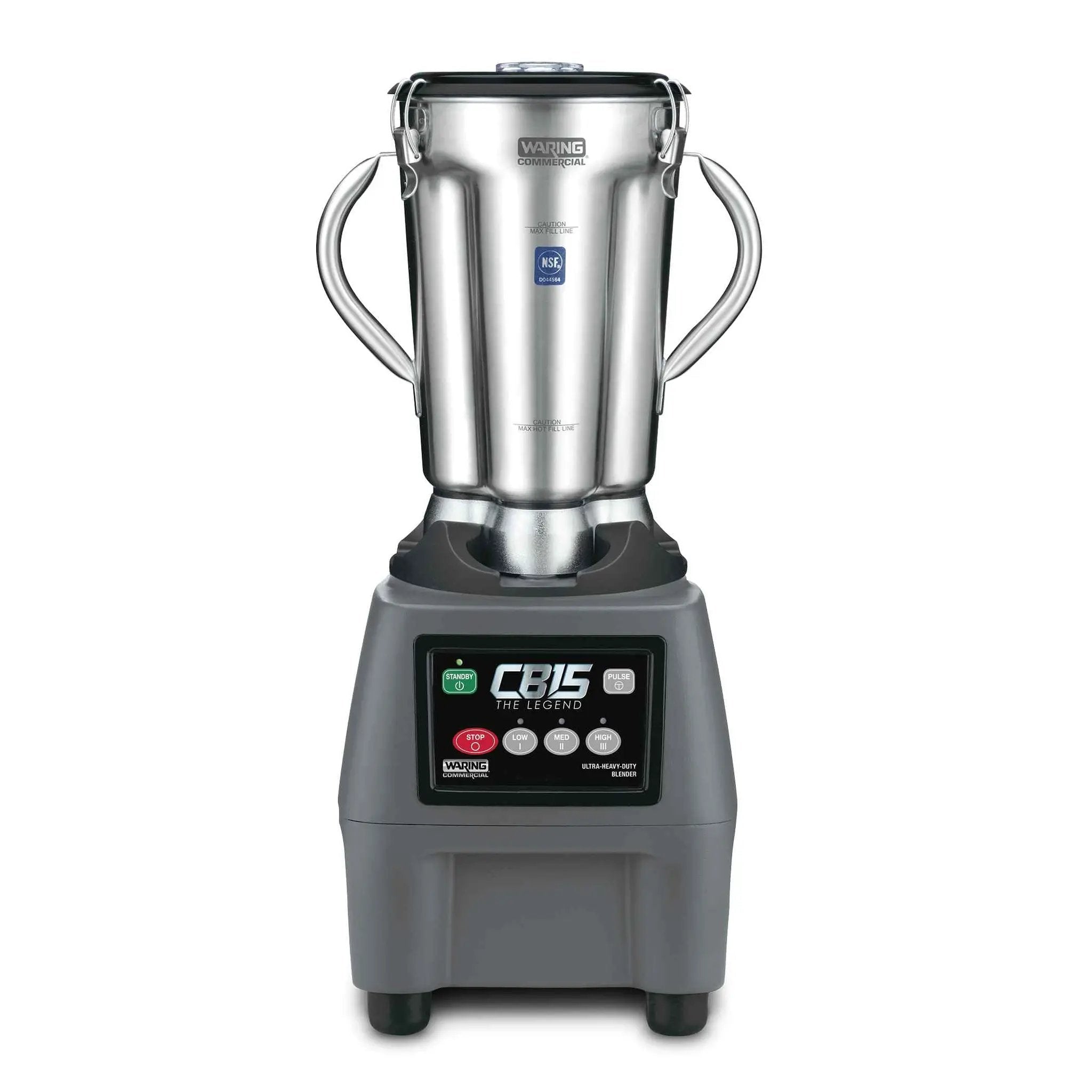 Waring CB15P — 3.75 HP Blender, 1 Gallon, Electronic Touchpad Controls with Copolyester Jar