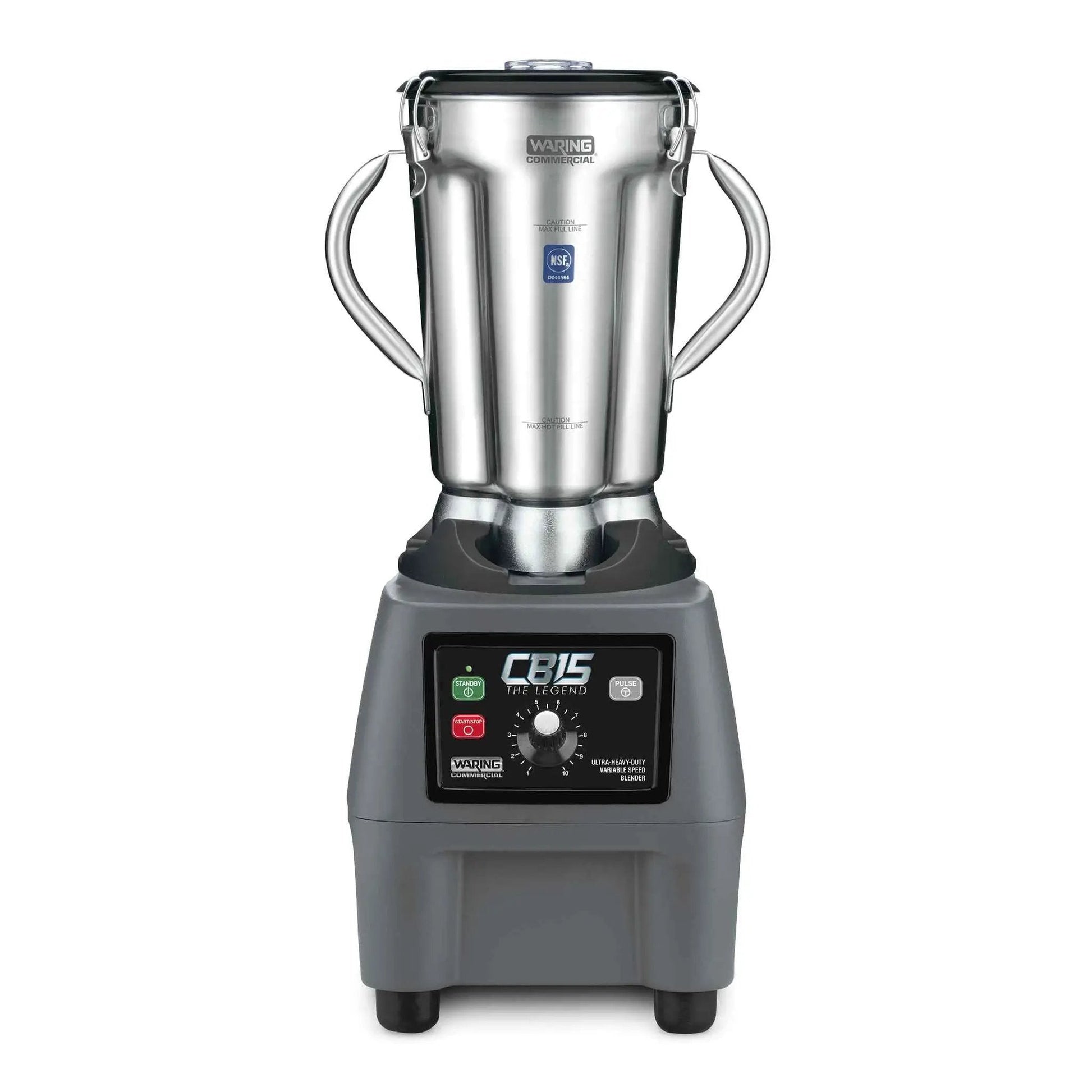 Waring CB15V — 3.75 HP Blender, 1 Gallon, Variable Speed with Stainless Steel Container
