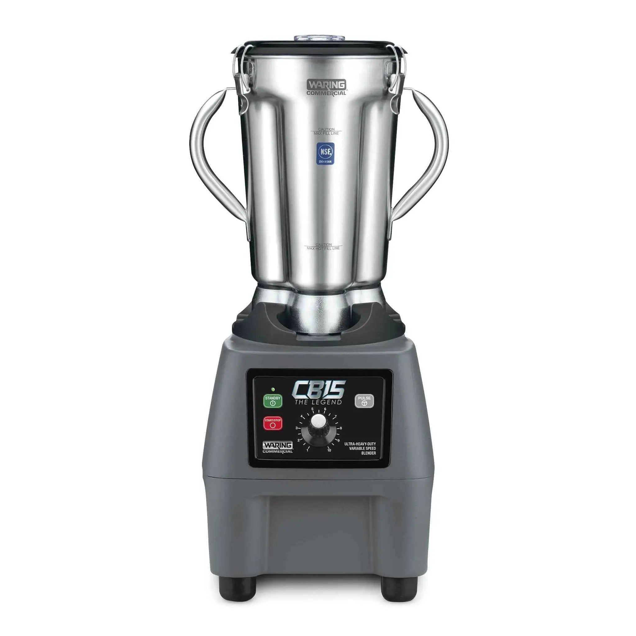 Waring CB15V — 3.75 HP Blender, 1 Gallon, Variable Speed with Stainless Steel Container