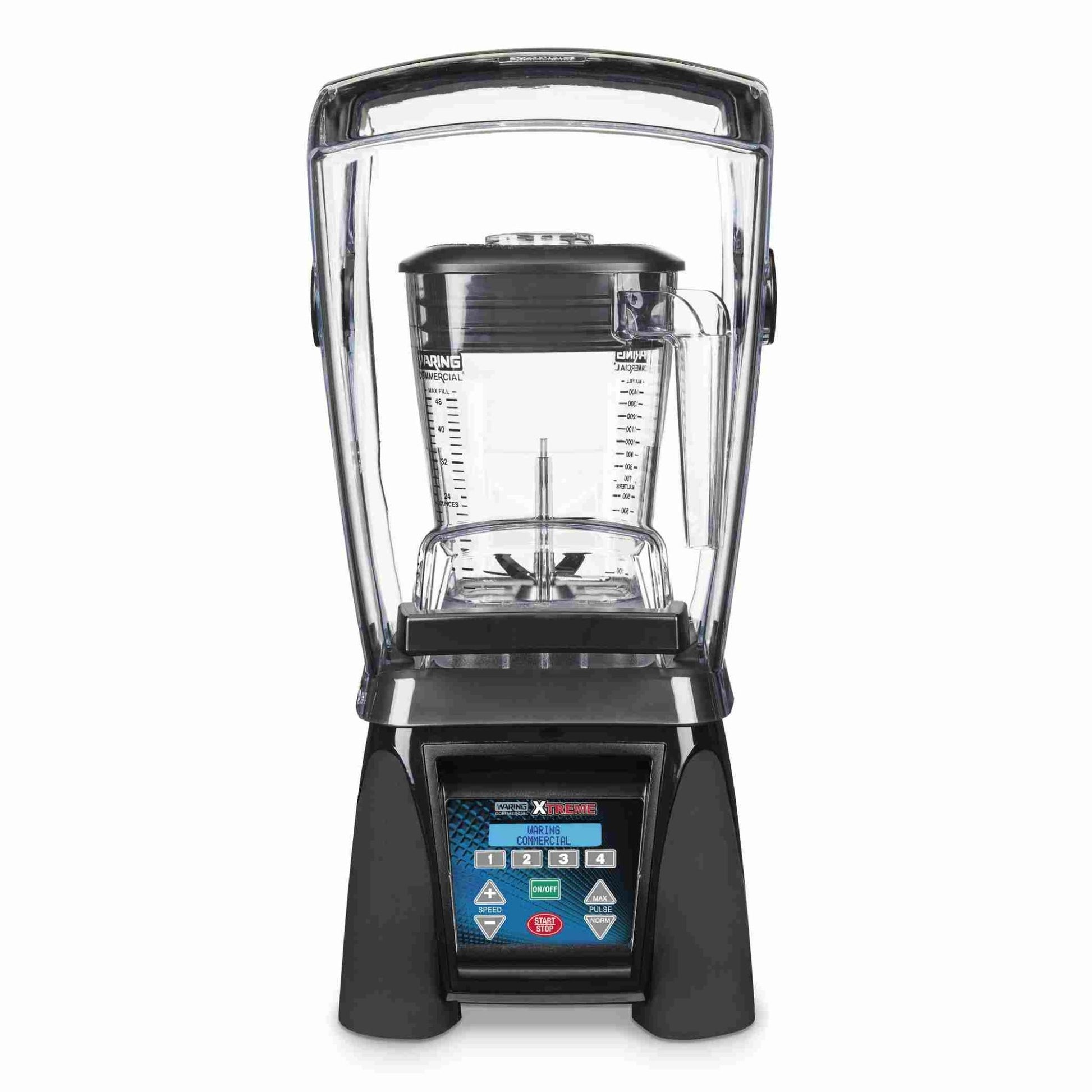 Waring MX1500XTXP — 3.5 HP Blender w/ LCD Display, Programmable, 48 oz. BPA-Free Copolyester Cont. & Sound Enclosure