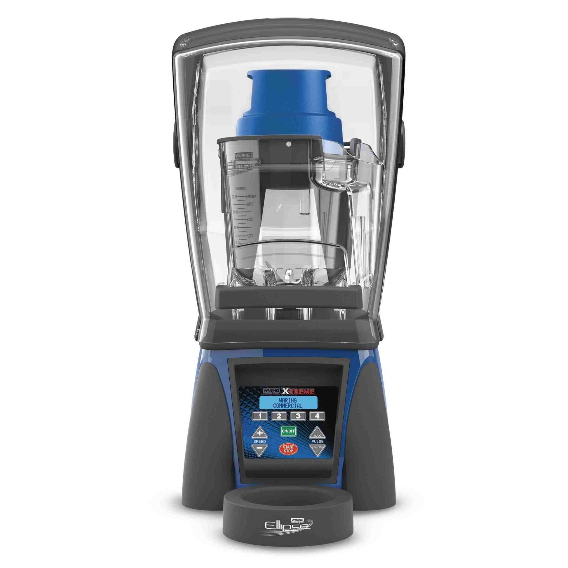 Waring MXE2000 — 3.5 HP Ellipse Blender w/ LCD Display, Programmable, 32 oz. Copolyester Container & Sound Enclosure