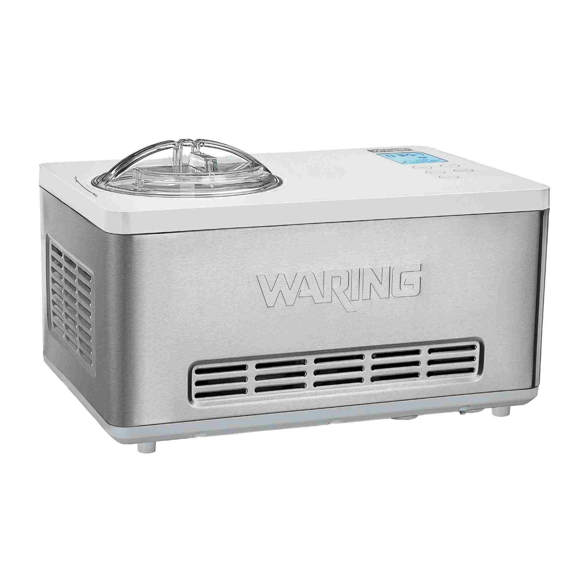 Waring WCIC20 — 2-Quart Compressor Ice Cream Maker 120V