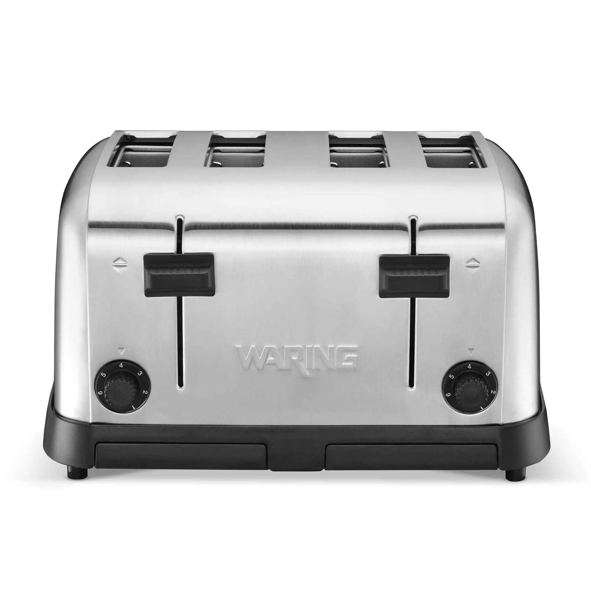 Waring WCT708 — Brushed Chrome 4-Slice Commercial Medium-Duty Toaster