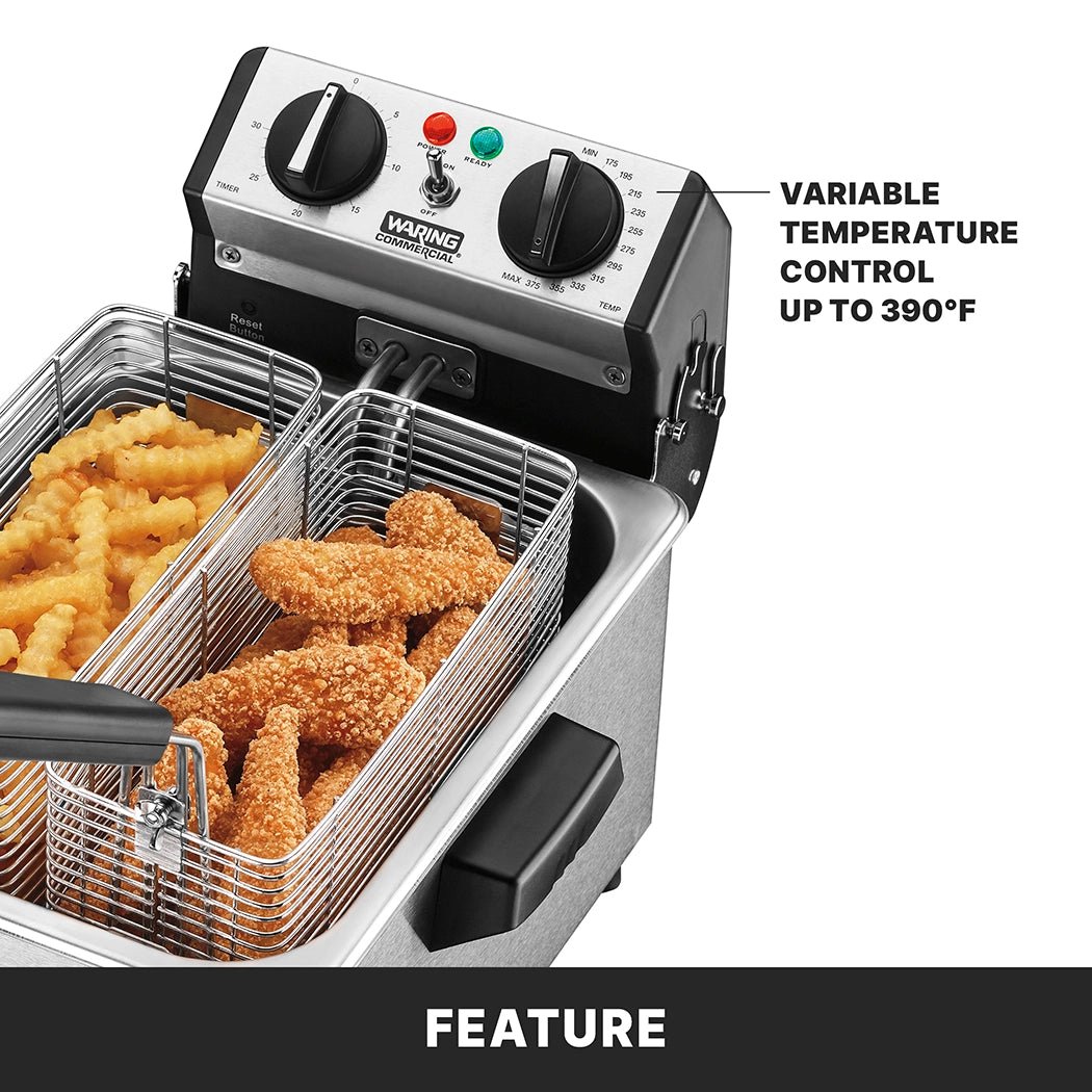 Waring WDF75RC deep fryer features