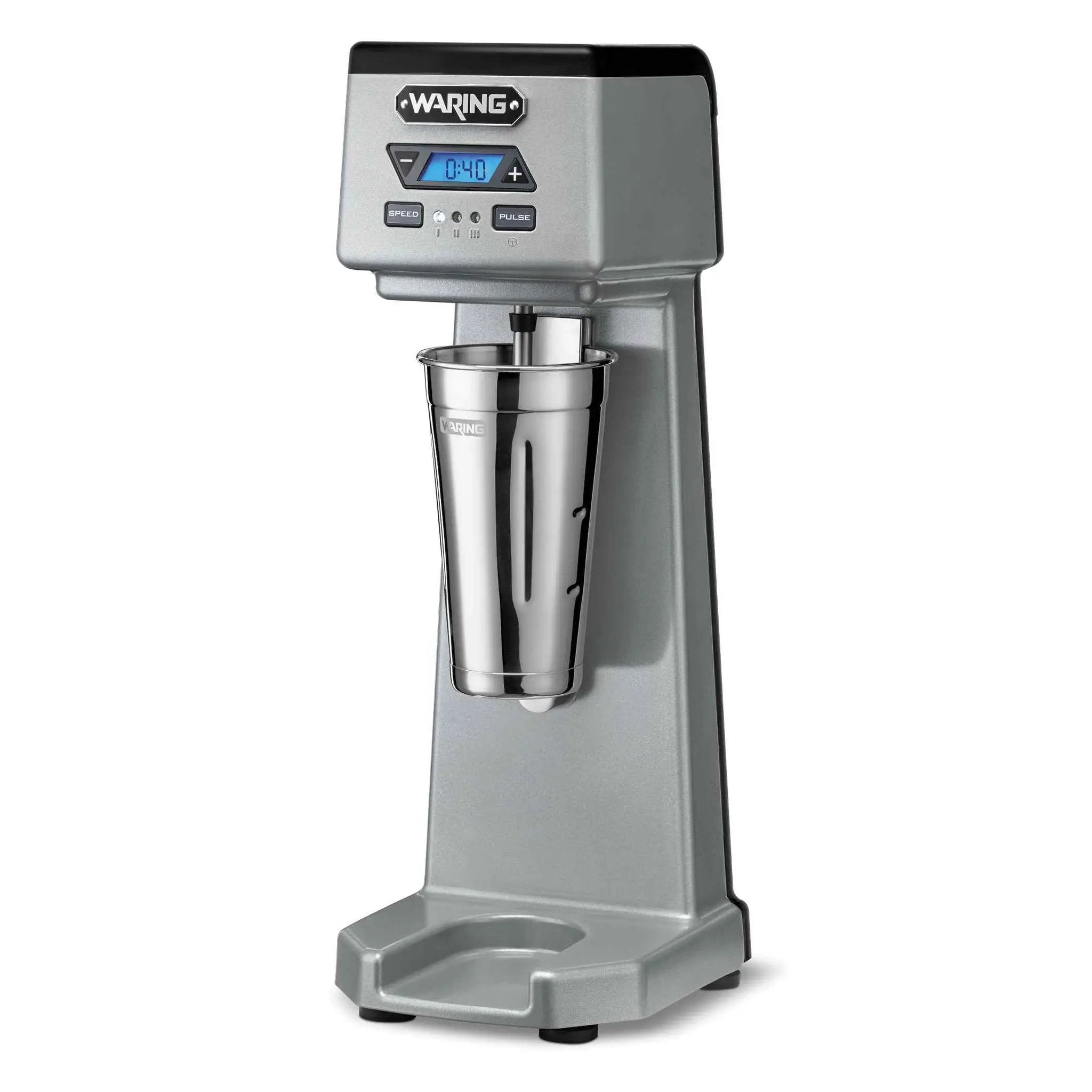 Waring WDM120TX — Heavy-Duty Single-Spindle Drink Mixer with Timer, 1 Cup Included