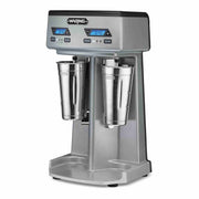 Waring WDM240TX — Heavy-Duty Double-Spindle Drink Mixer with Timer, 2 Cups Included