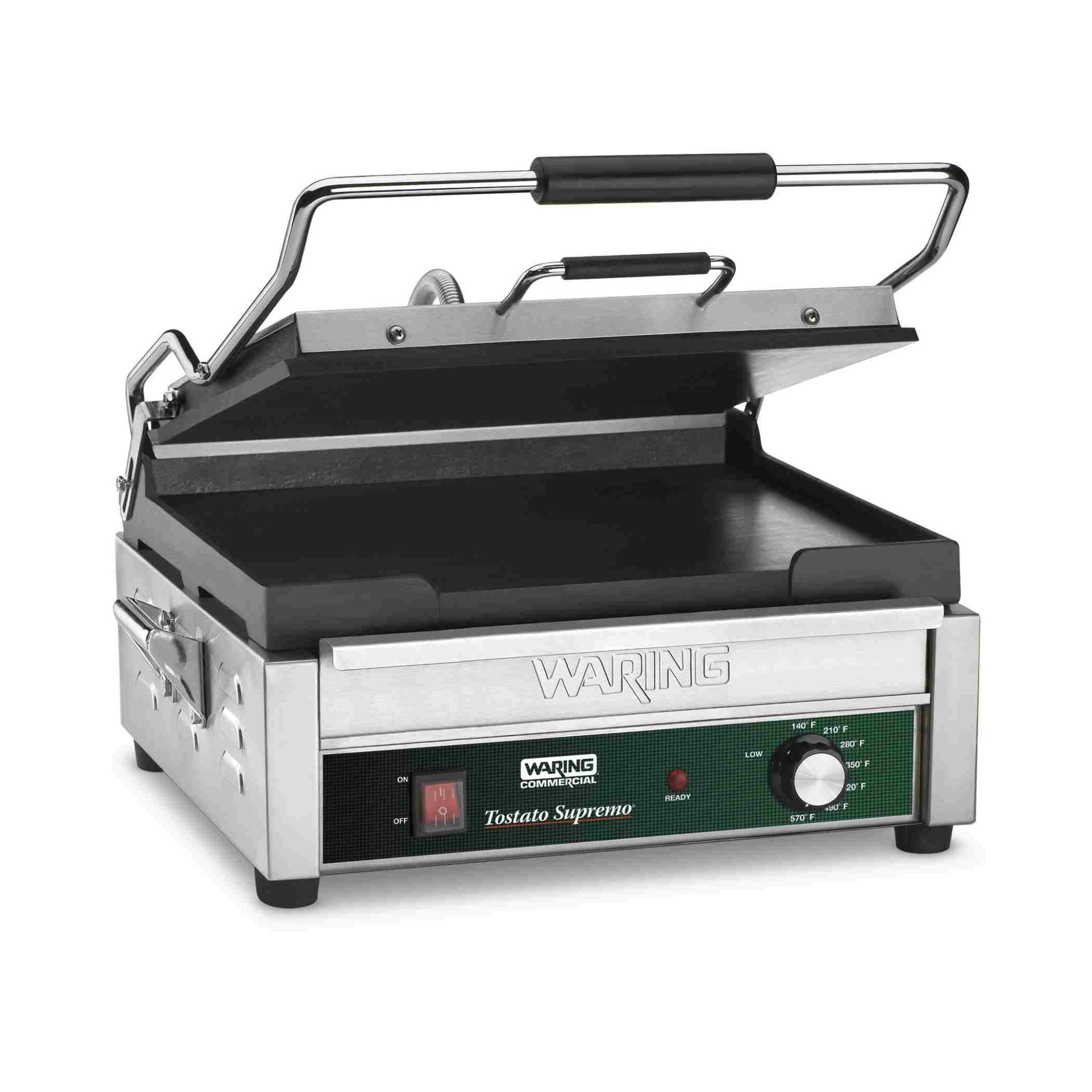 Waring WFG250 — Tostato Supremo® Large Flat Toasting Grill — 120V  (14.5" x 11" cooking surface)