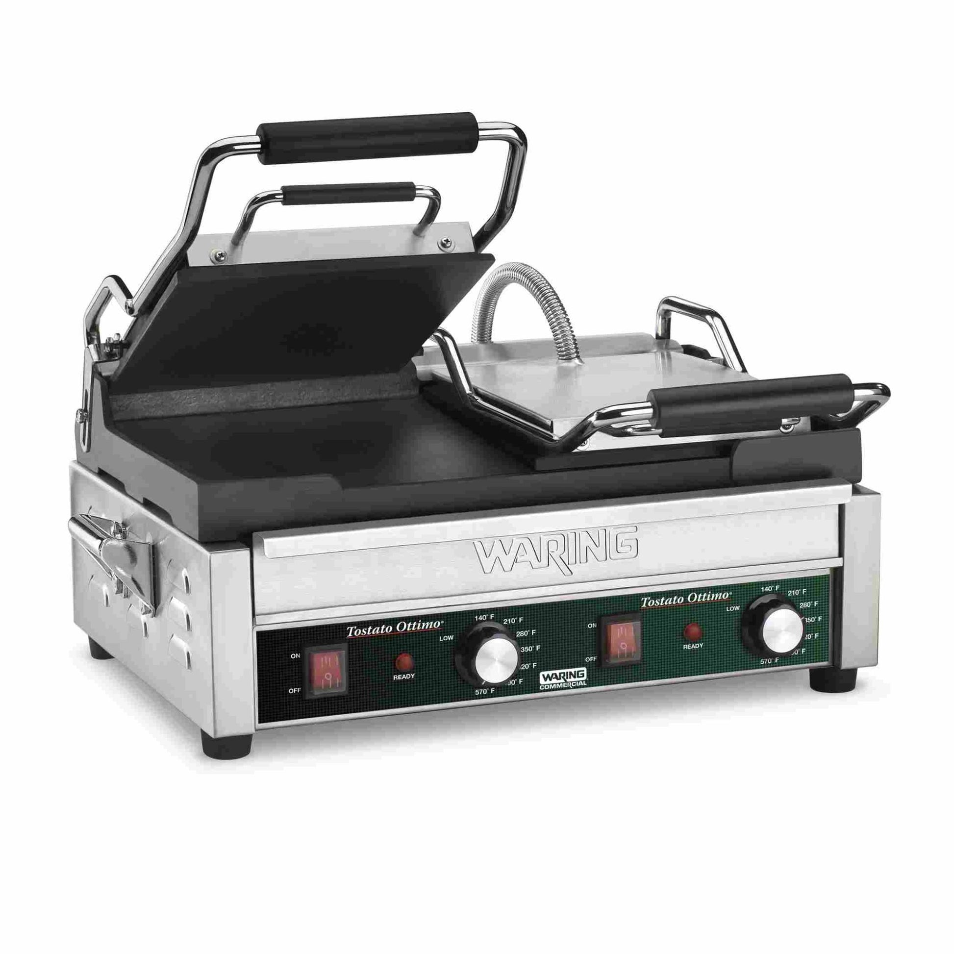 Waring WFG300 — Tostato Ottimo® Dual Flat Toasting Grill — 240V  (17" x 9.25" cooking surface)