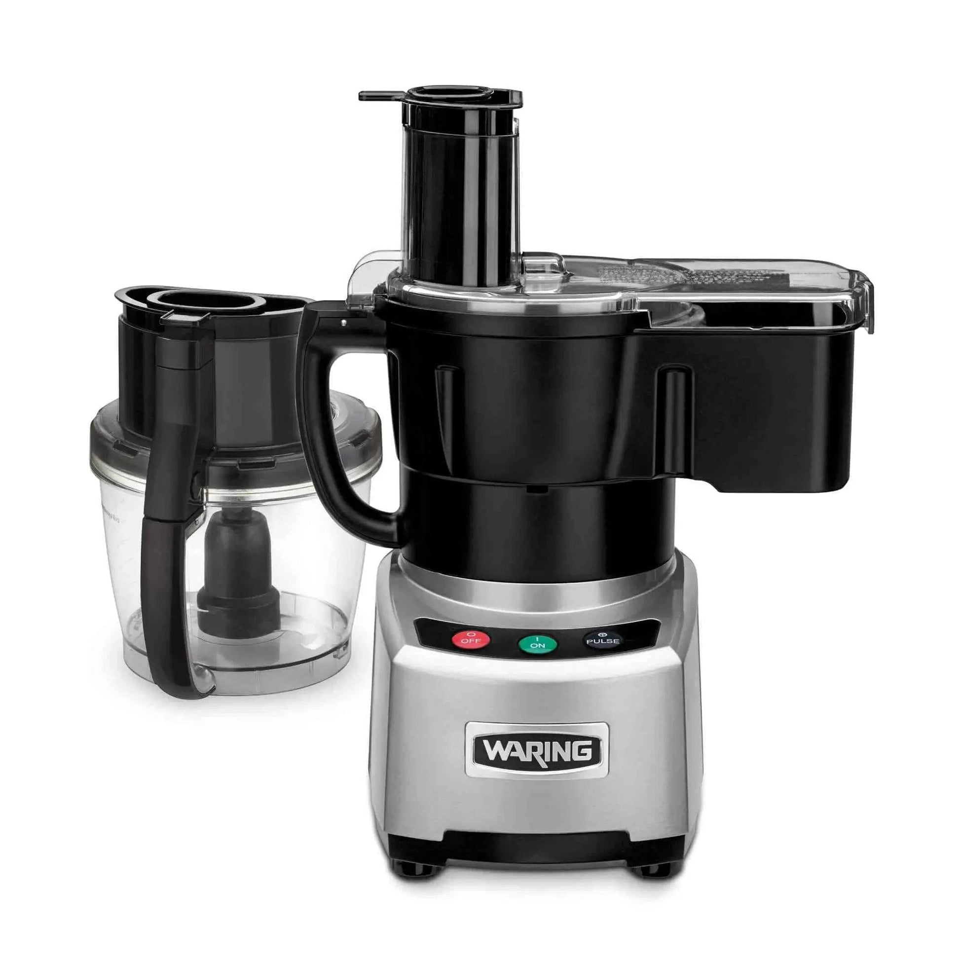 Waring WFP16SC — 4-Qt. Combination Bowl Cutter Mixer and Continuous-Feed with LiquiLock® Seal System