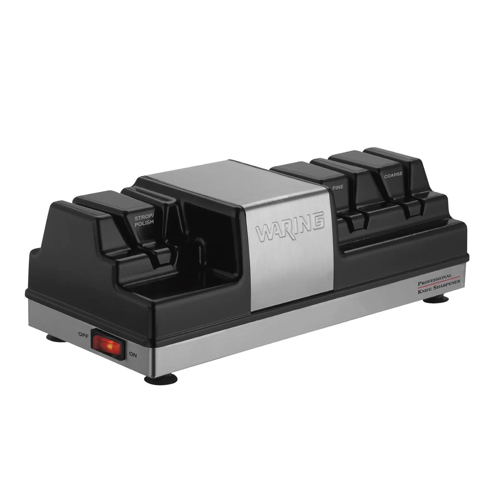 Waring WKS800 — Professional Knife Sharpener with 3 Stations, NSF Approved