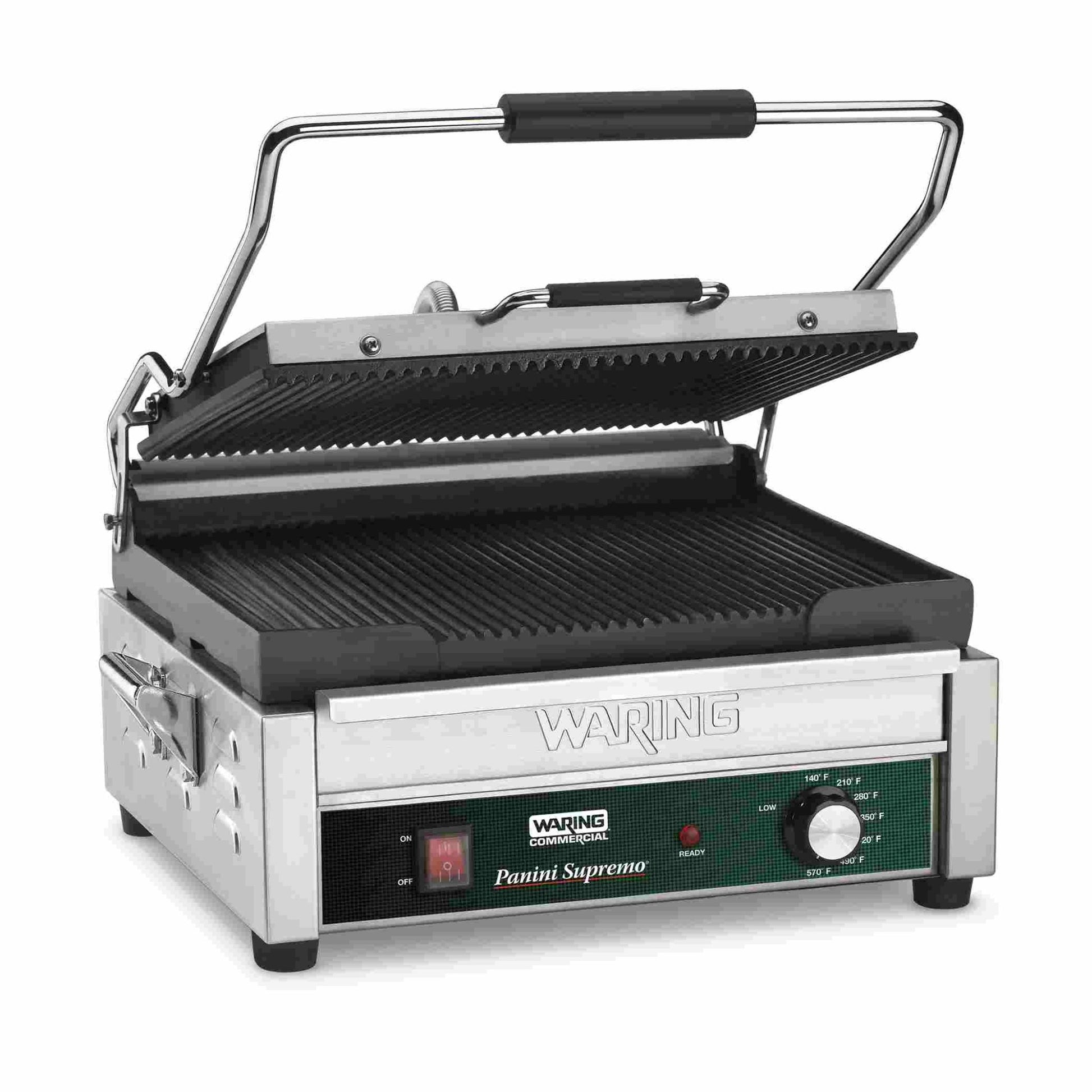 Waring WPG250B — Panini Supremo® Large Panini Grill — 208V  (14.5" x 11" cooking surface)