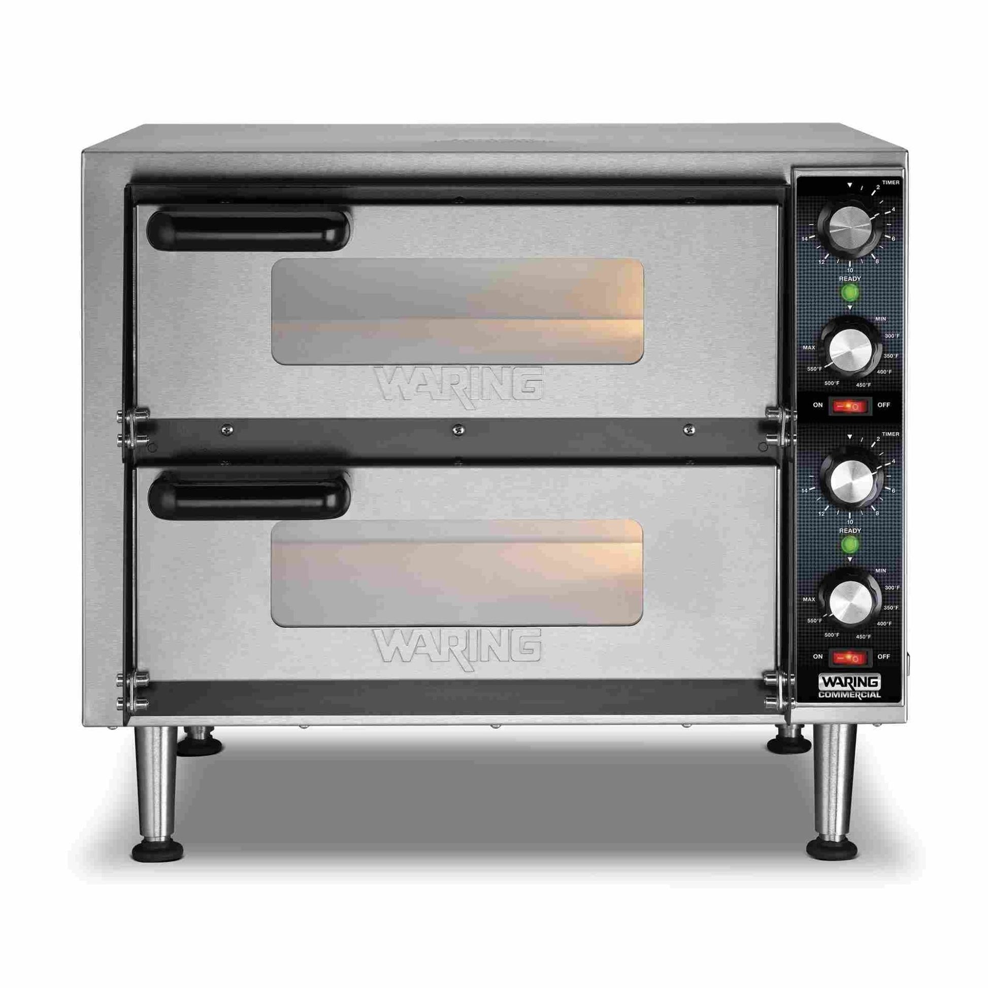 Waring WPO350 — Medium-Duty Double-Deck Pizza Oven