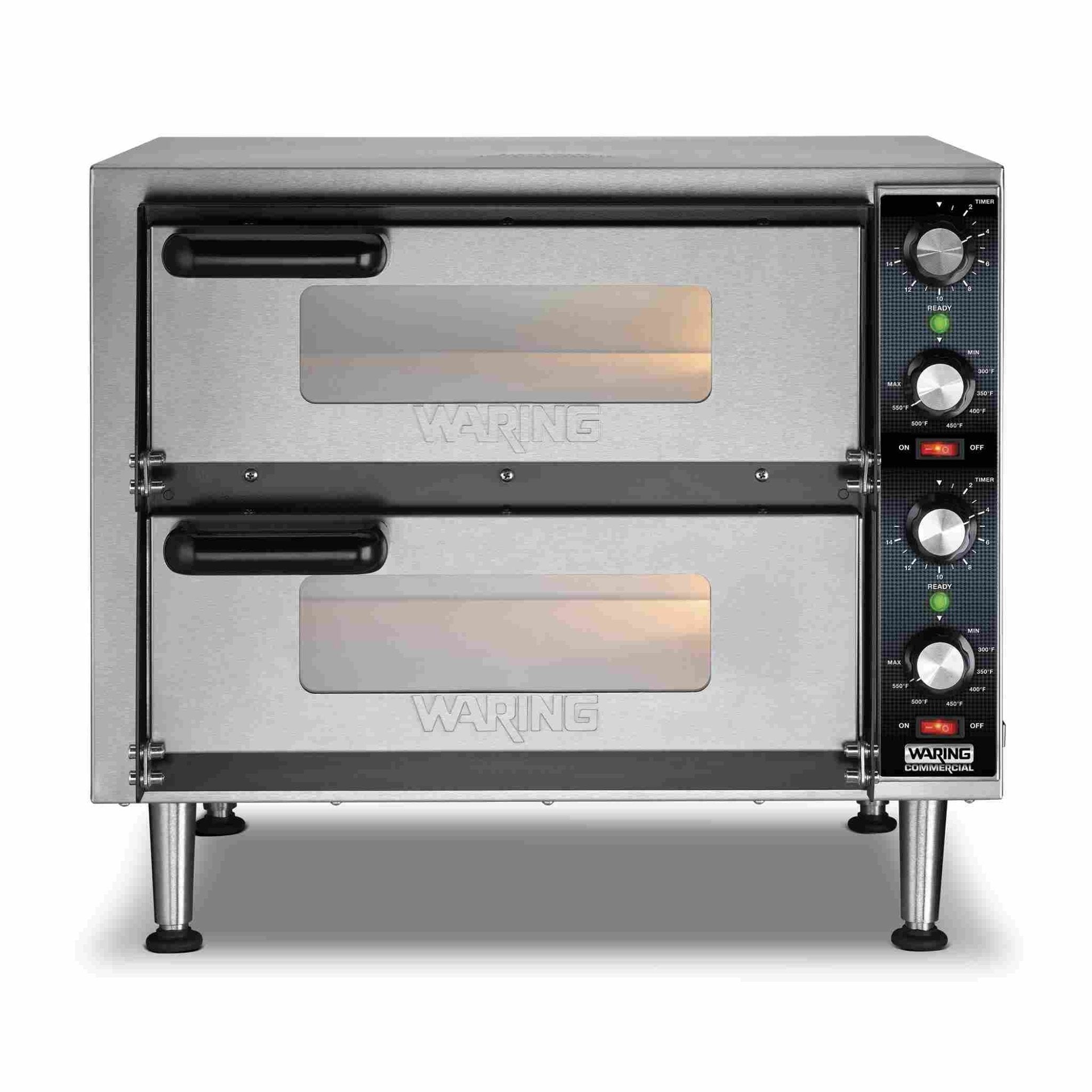Waring WPO350 — Medium-Duty Double-Deck Pizza Oven