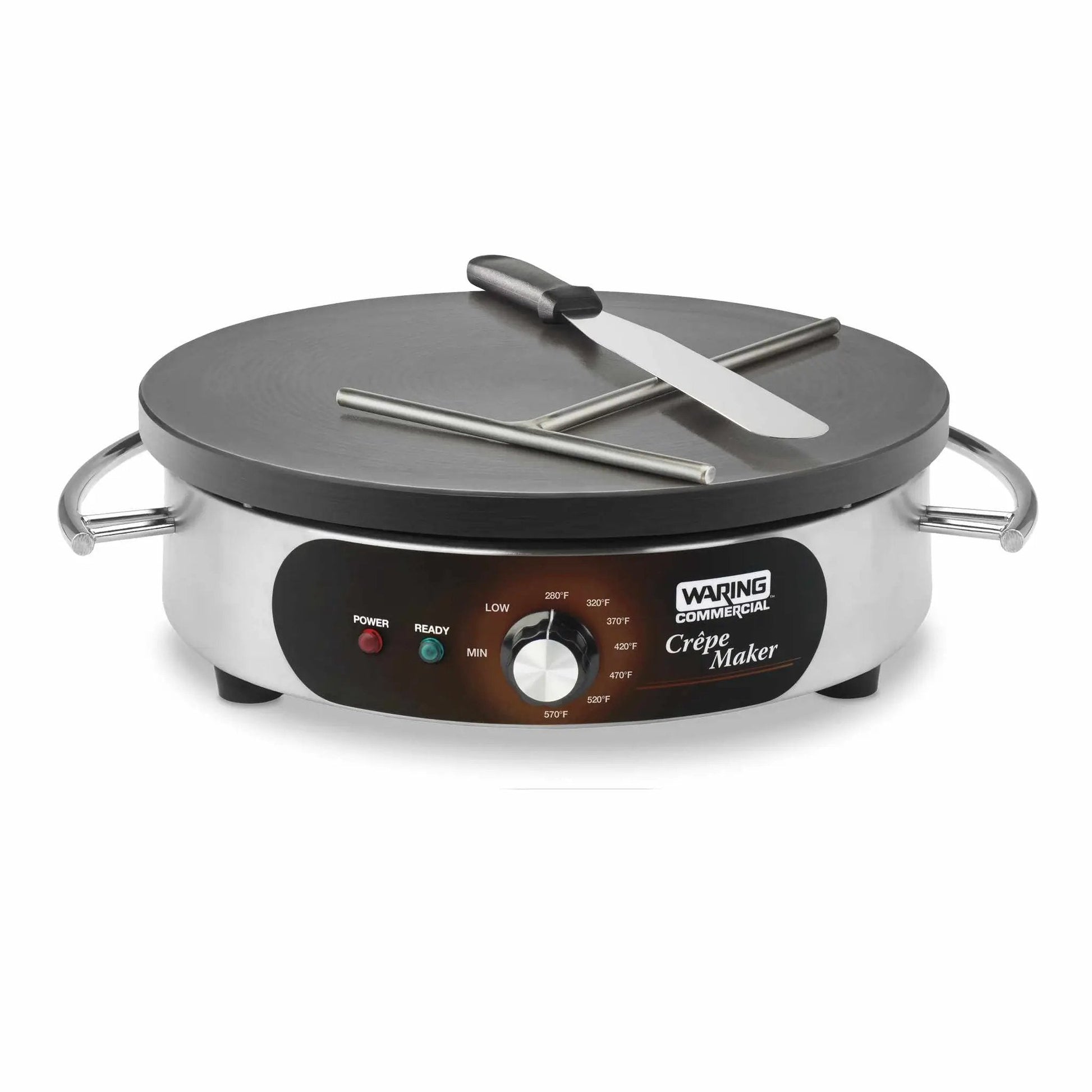 Waring WSC165BX — 16" Electric Crêpe Maker, 208V/240V, 2170W/2880W, Spreader and Spatula included