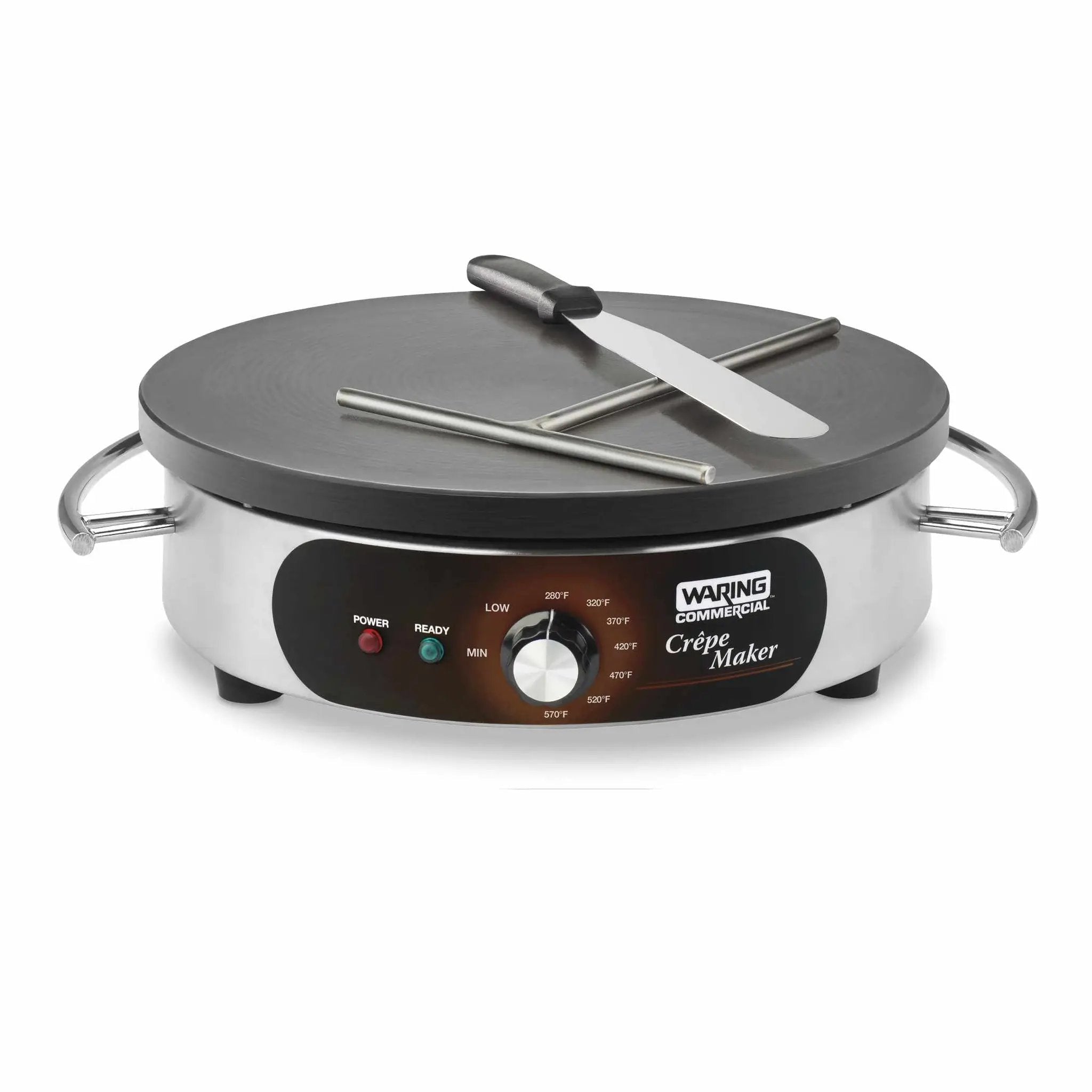 Waring WSC165BX — 16" Electric Crêpe Maker, 208V/240V, 2170W/2880W, Spreader and Spatula included