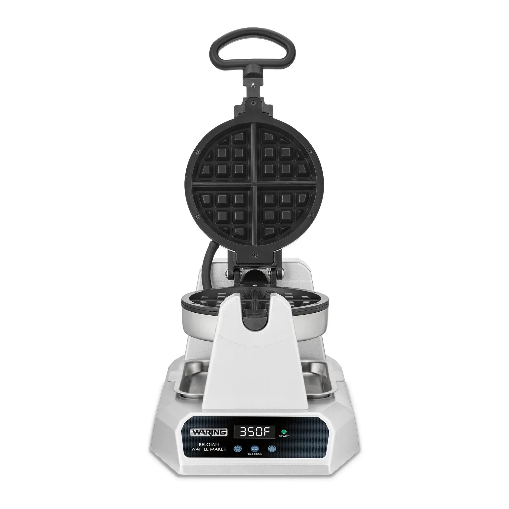 Waring WW185X — Heavy-Duty Belgian Waffle Maker, with Time and Temp Settings, Serviceable Plates — 120V, 1200 Watts