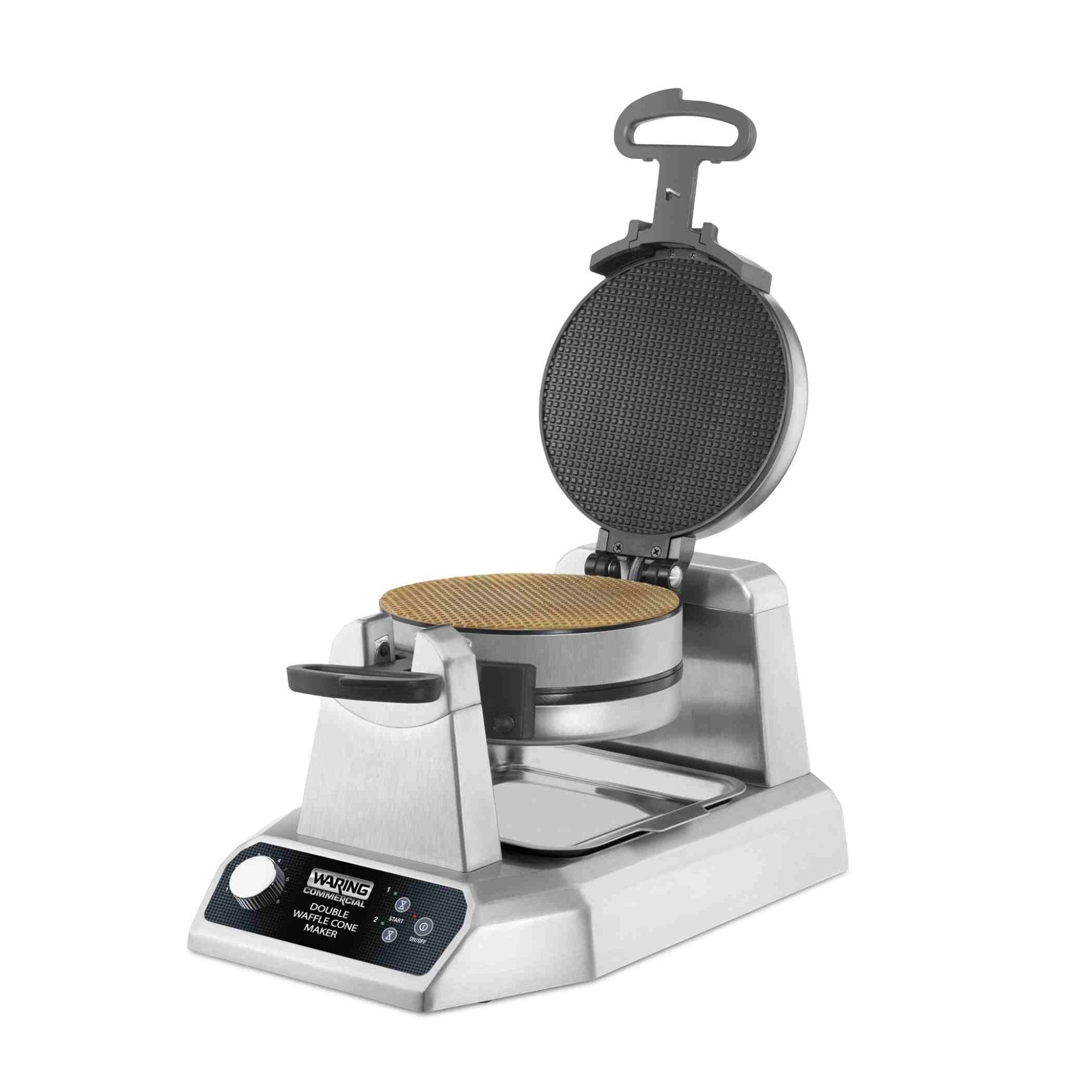 Waring WWCM200 — Heavy-Duty Double Vertical Waffle Cone Maker — 120V, 1400 Watts