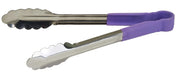 Allergen Free 12" S/S Utility Tong, PP Hdl, Purple by Winco (allergen-free-12-s-s-utility-tong-pp-hdl-purple)