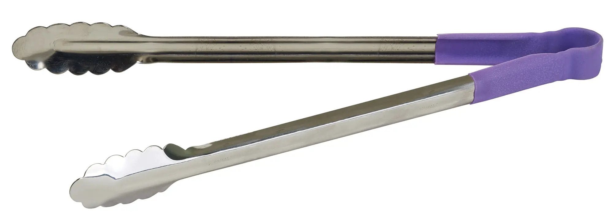 Allergen Free 16" S/S Utility Tong, PP Hdl, Purple by Winco (allergen-free-16-s-s-utility-tong-pp-hdl-purple)