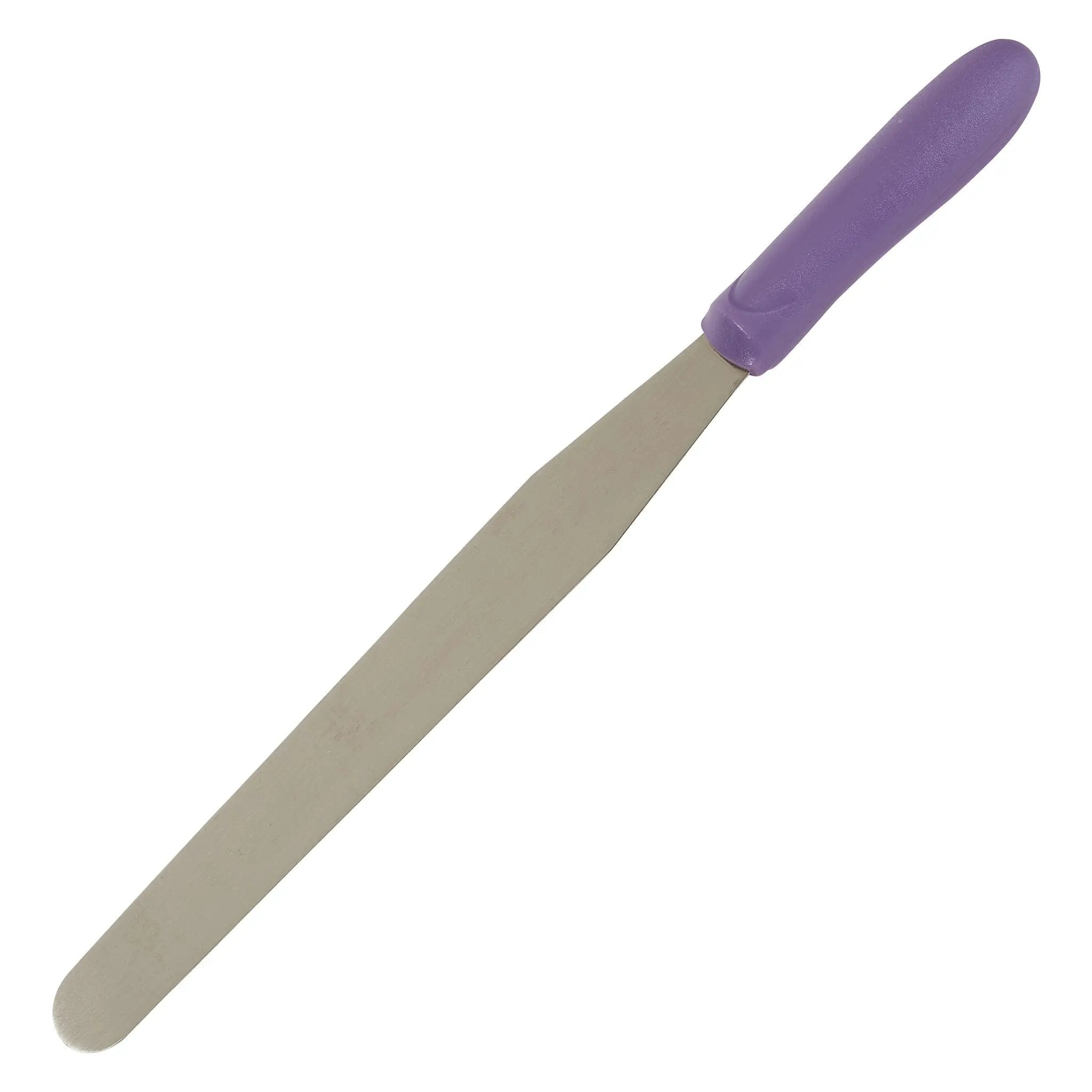 Allergen Free Bakery Spatula, Purple PP Hdl, 10" x 1-3/8" Blade by Winco (allergen-free-bakery-spatula-purple-pp-hdl-10-x-1-3-8-blade)