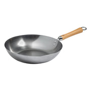 Joyce Chen, Classic Series, 12-Inch, Uncoated Carbon Steel, Stir Fry Pan, with Birch Handle by Winco (joyce-chen-classic-series-12-inch-uncoated-carbon-steel-stir-fry-pan-with-birch-handle)