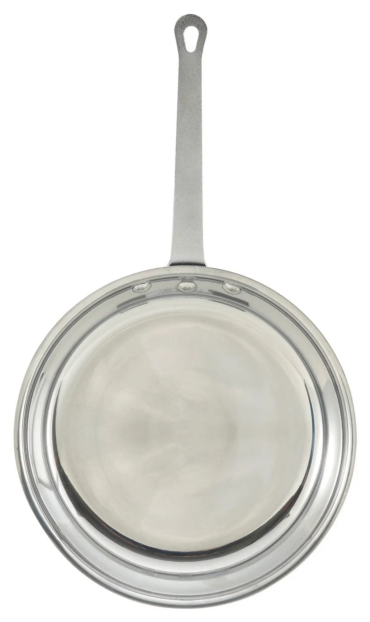 Majestic™ 8" Alu Fry Pan, Mirror Finish by Winco (majestic™-8-alu-fry-pan-mirror-finish)
