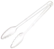 Curv™ 12" PC Serving Tongs, Clear by Winco (curv™-12-pc-serving-tongs-clear)
