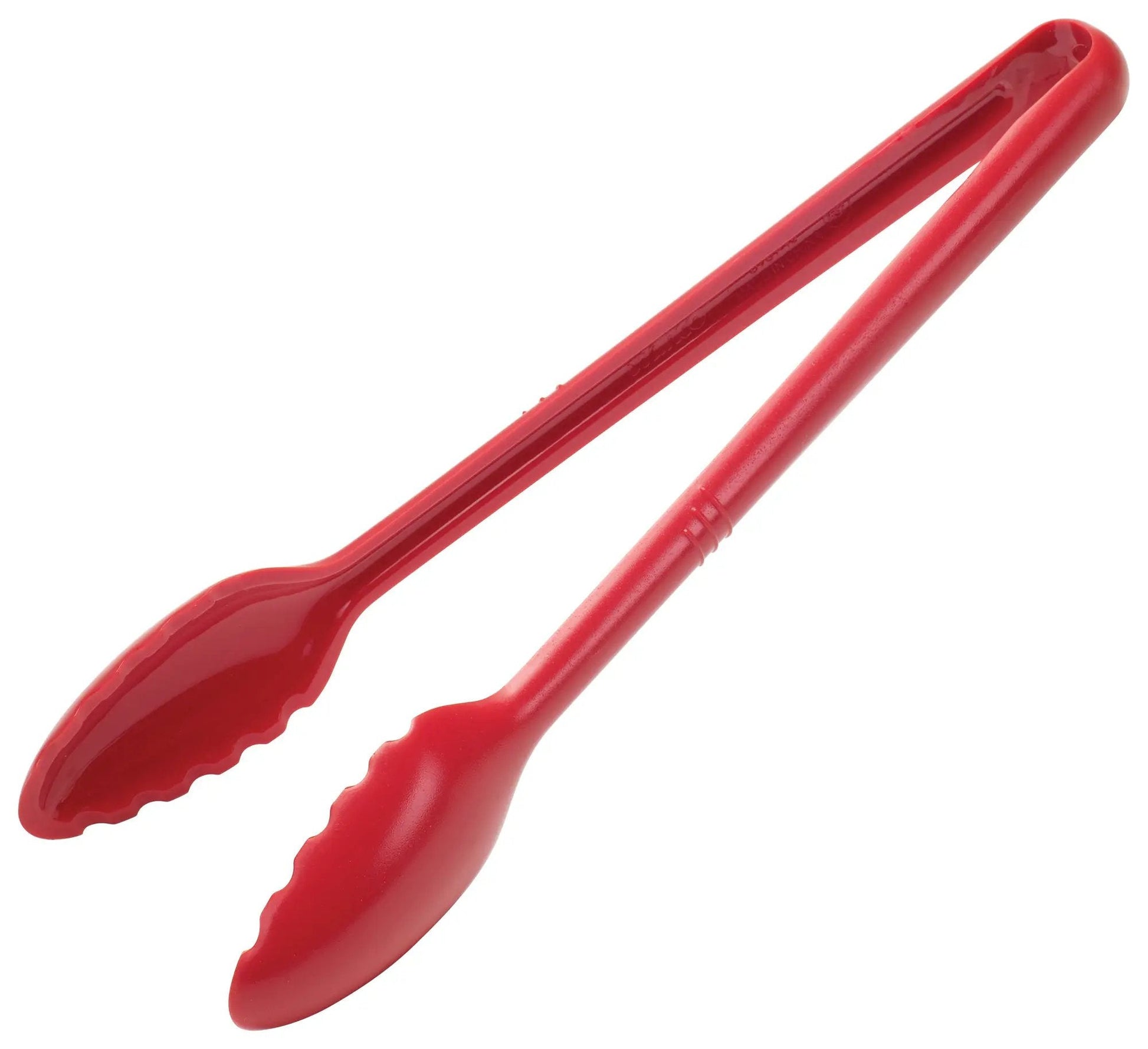 Curv™ 12" PC Serving Tongs, Red by Winco (curv™-12-pc-serving-tongs-red)