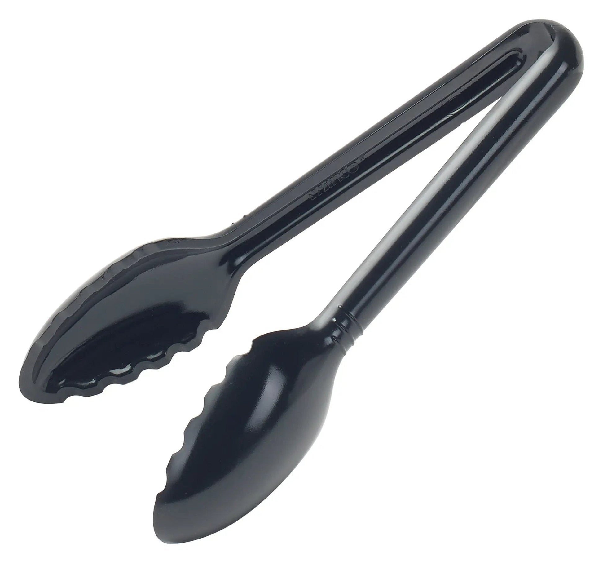 Curv™ 6" PC Serving Tongs, Black by Winco (curv™-6-pc-serving-tongs-black)