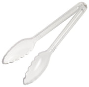 Curv™ 9" PC Serving Tongs, Clear by Winco (curv™-9-pc-serving-tongs-clear)