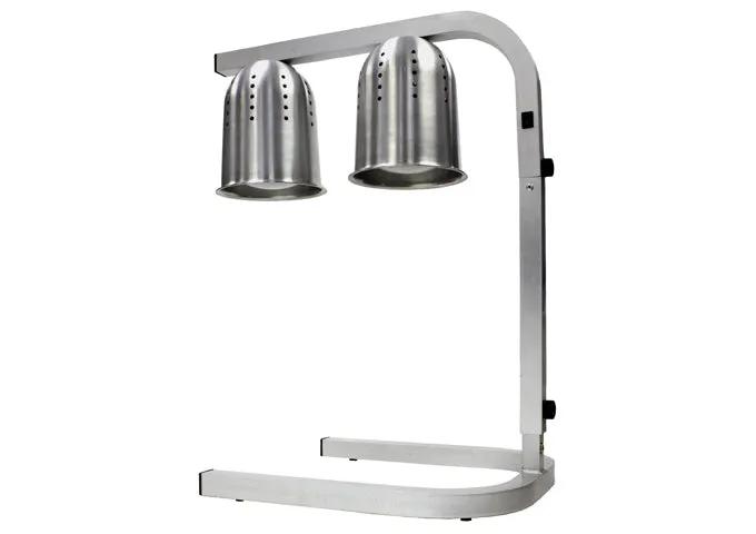 Winco EHL-2 – Heat Lamp, Aluminum base and Light hood,Two 250W Bulbs, 120V