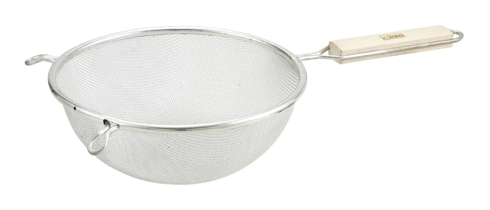 6-1/4" Single Mesh Strainer, Fine, Tin by Winco (6-1-4-single-mesh-strainer-fine-tin)
