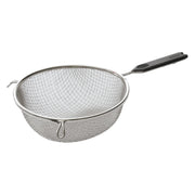 Mesh Strainer, 8" Bowl, Double Fine Mesh, SS, Plastic Handle by Winco (mesh-strainer-8-bowl-double-fine-mesh-ss-plastic-handle)