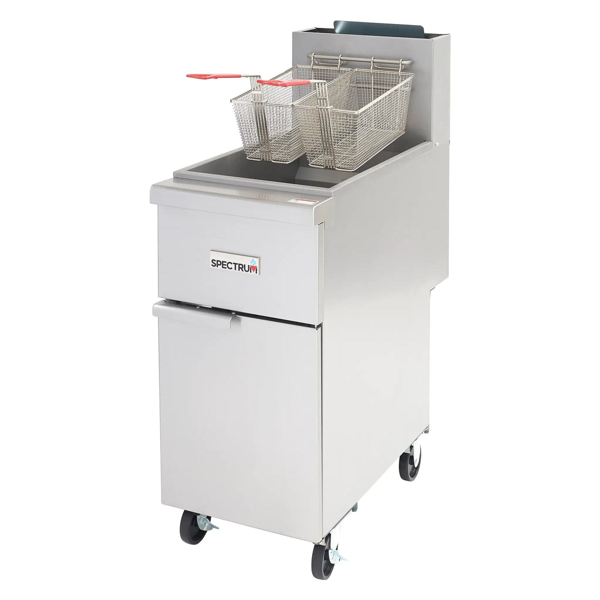 Spectrum™ Fryer, 40lb, 3-tube, Natural Gas by Winco (spectrum™-fryer-40lb-3-tube-natural-gas)