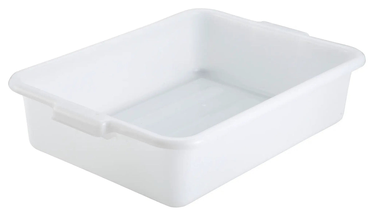 5" Dish Box, Standard Weight, White by Winco (5-dish-box-standard-weight-white)