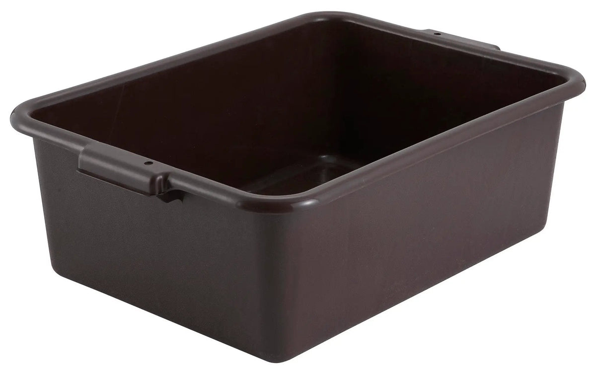7" Dish Box, Standard Weight, Brown by Winco (7-dish-box-standard-weight-brown)