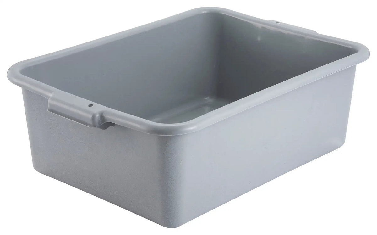 7" Dish Box, Standard Weight, Gray by Winco (7-dish-box-standard-weight-gray)