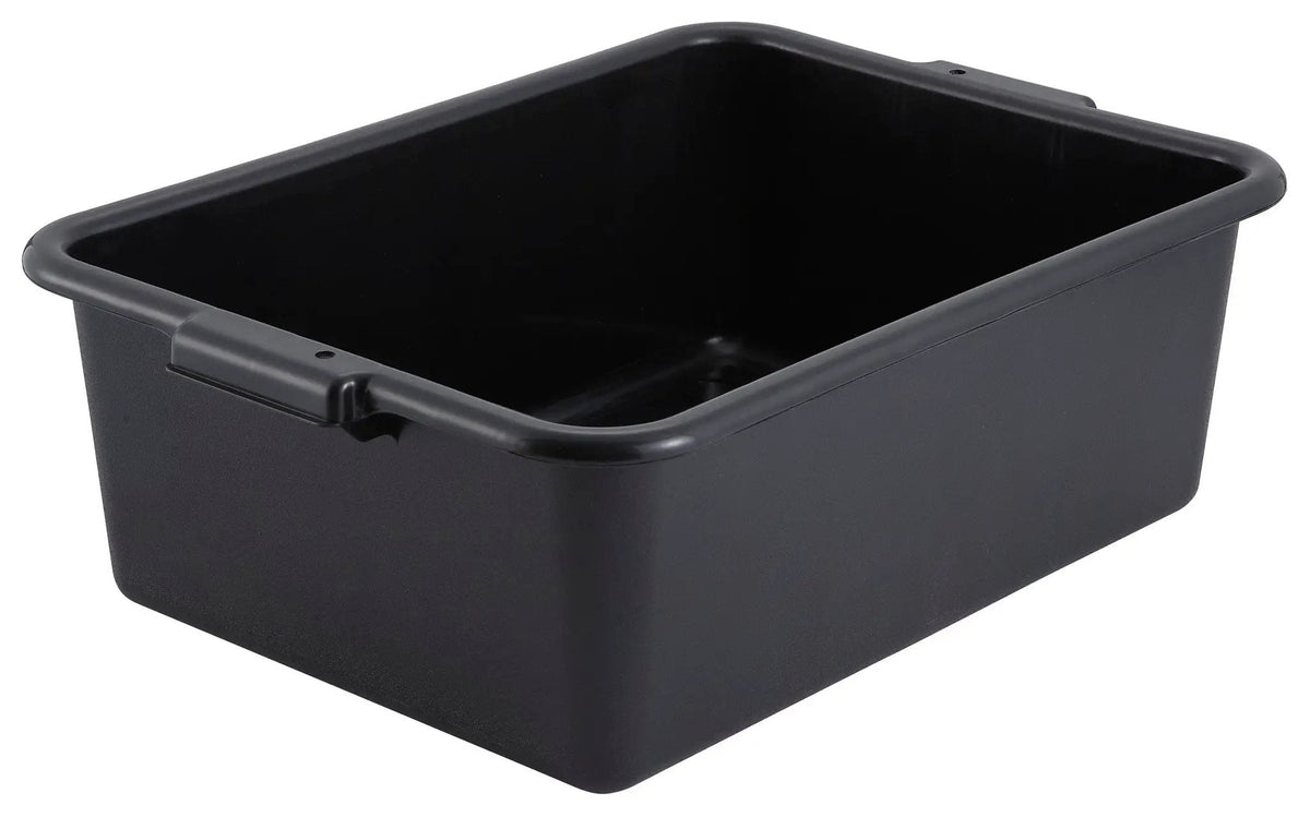 7" Dish Box, Standard Weight, Black by Winco (7-dish-box-standard-weight-black)