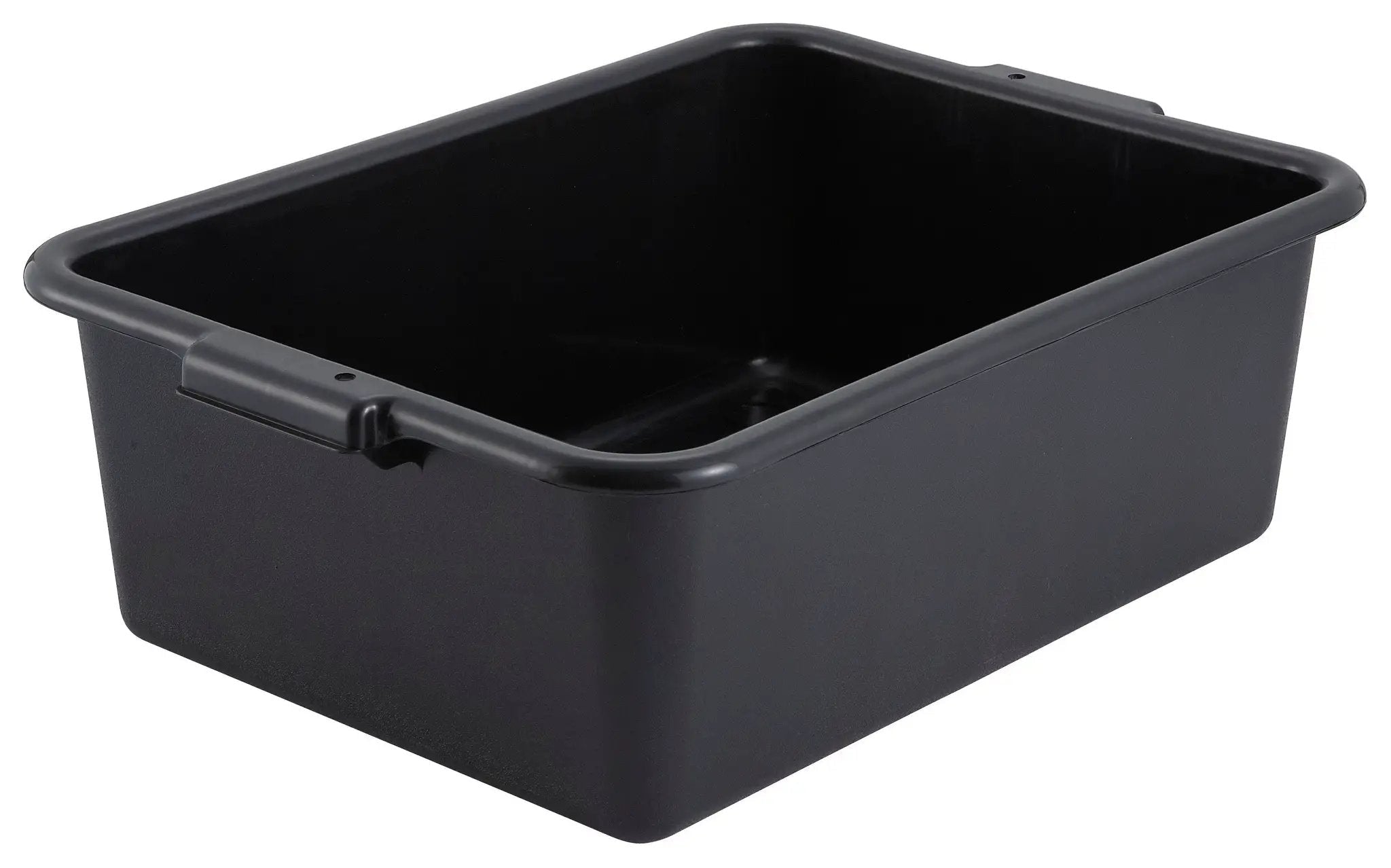 7" Dish Box, Standard Weight, Black by Winco (7-dish-box-standard-weight-black)