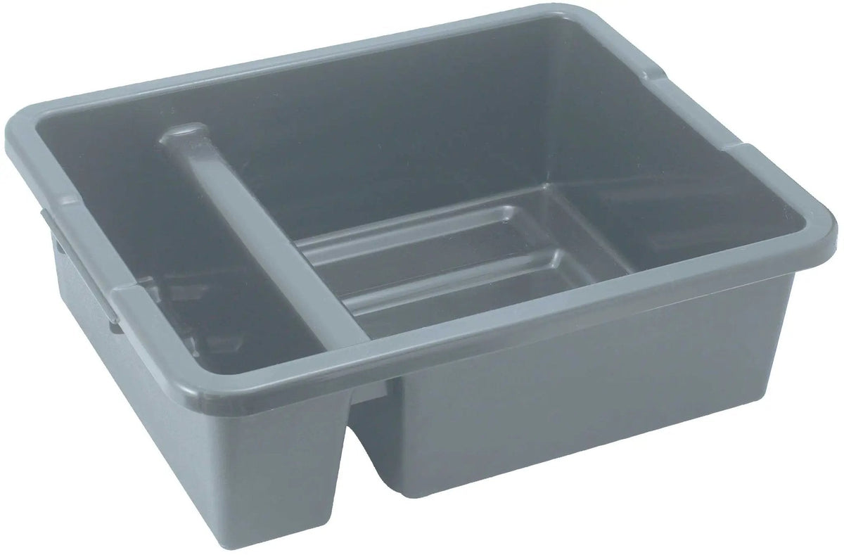 Bus Box, Divided, Gray by Winco (bus-box-divided-gray)