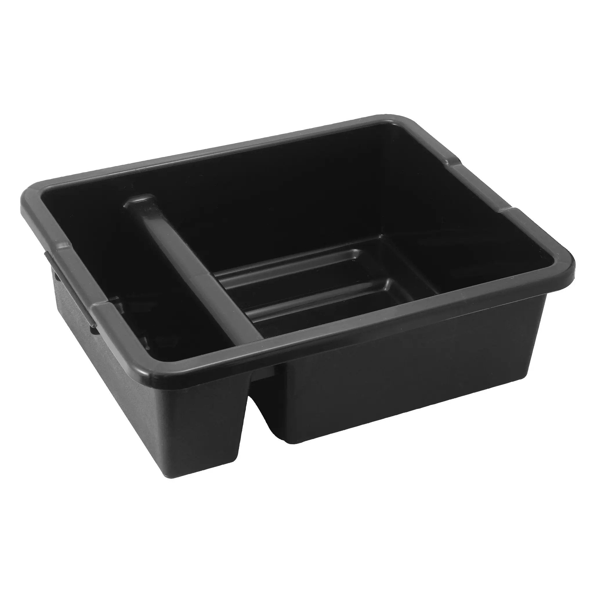 Bus Box, Divided, Black by Winco (bus-box-divided-black)