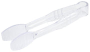 6" Flat Tong, Clear, PC by Winco (6-flat-tong-clear-pc)