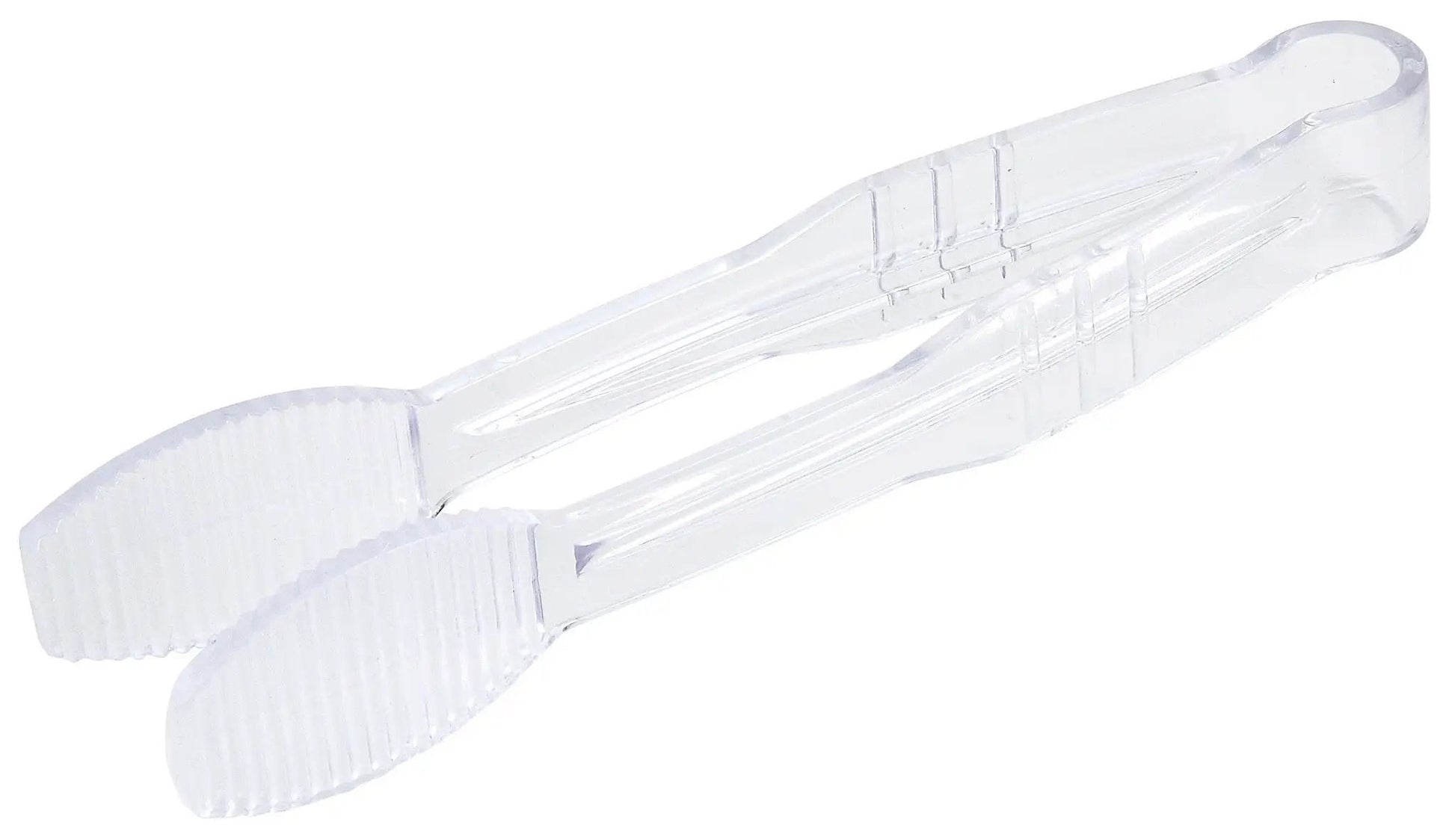 6" Flat Tong, Clear, PC by Winco (6-flat-tong-clear-pc)