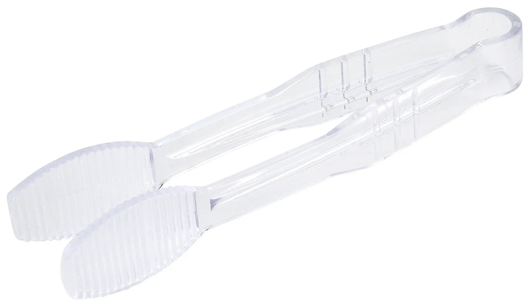 6" Flat Tong, Clear, PC by Winco (6-flat-tong-clear-pc)