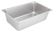 Straight-sided Steam Pan, Full-size, 6", 25 Ga S/S by Winco (spf6)