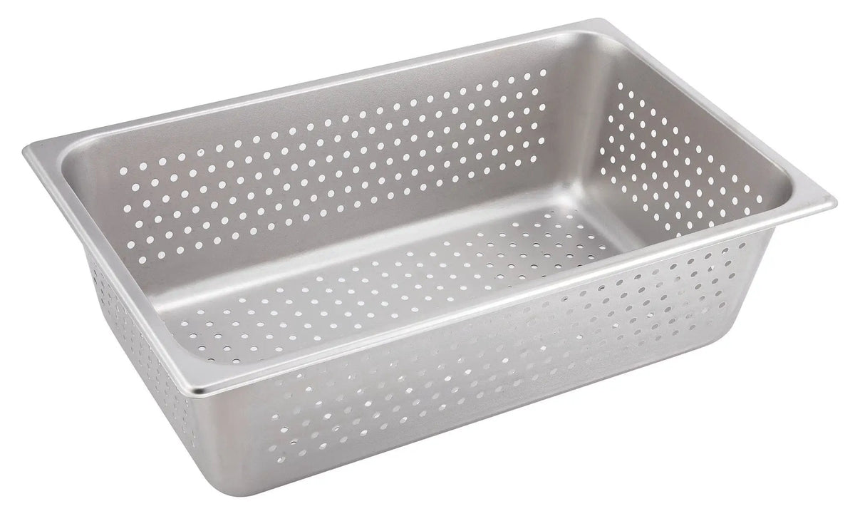 Perforated Steam Pan, Full-size, 6", S/S by Winco (spfp6)