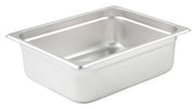 Anti-jam Steam Pan, Half-size, 4", 23 Ga S/S by Winco (anti-jam-steam-pan-half-size-4-23-ga-s-s)